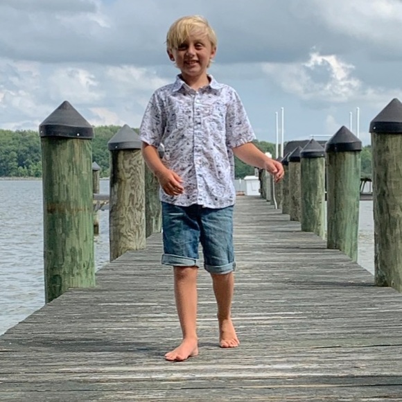 GAP Pull On Denim Shorts - Picture 6 of 9